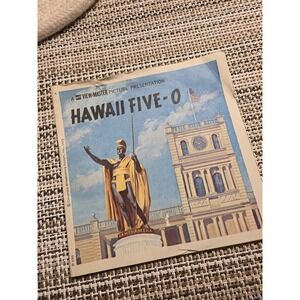 GAF View-Master Hawaii Five-O 3 Reel Set Vintage 1973 TV Show Retro Collectible